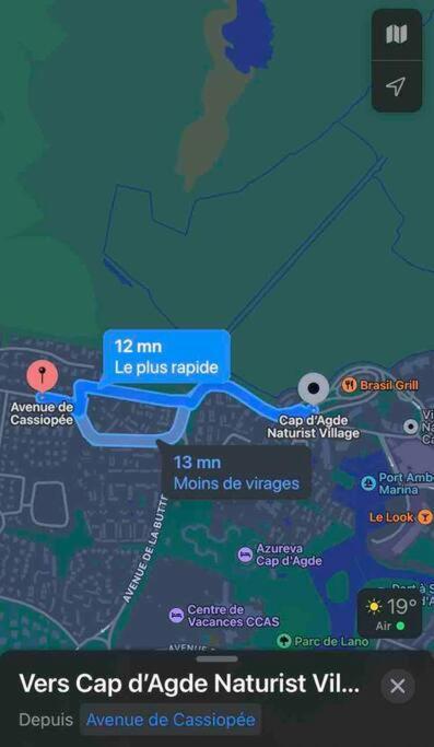 Joli Appartement A Proximite Du Village Naturiste Agde Dış mekan fotoğraf